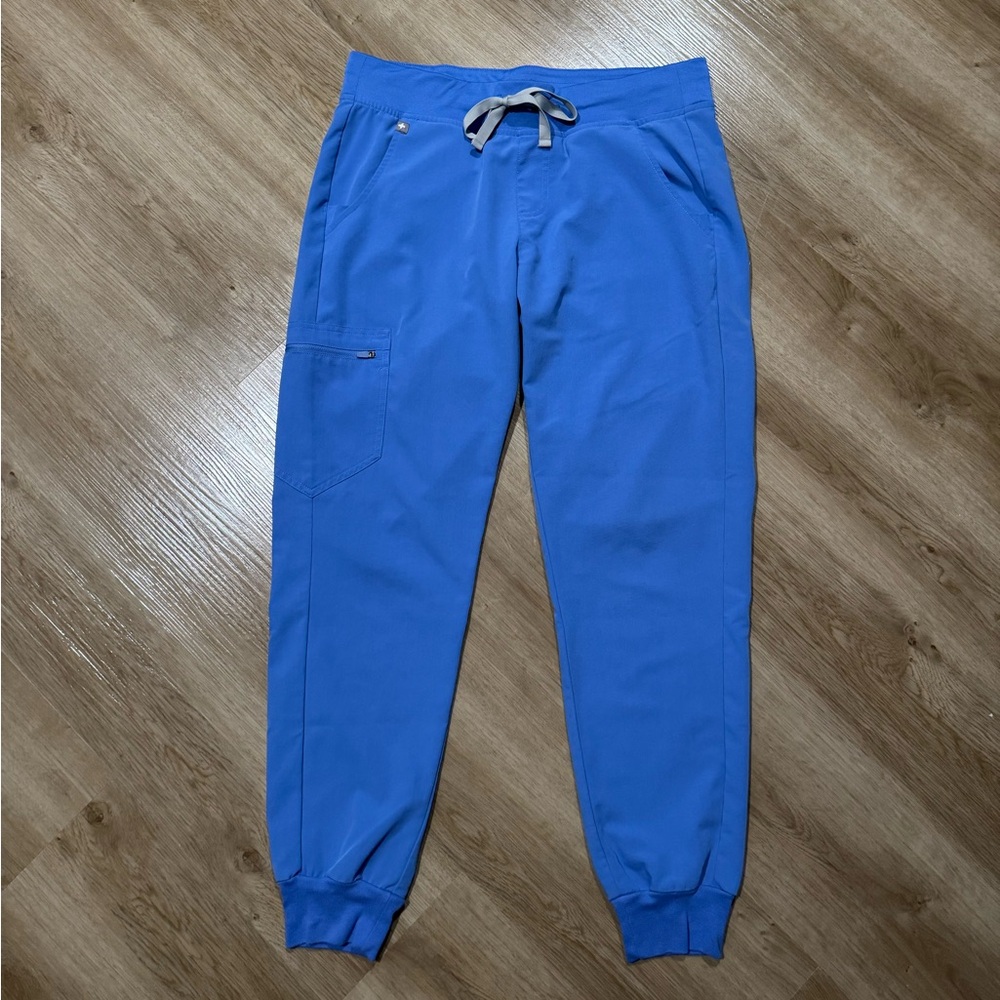 Figs Blue Track Pants